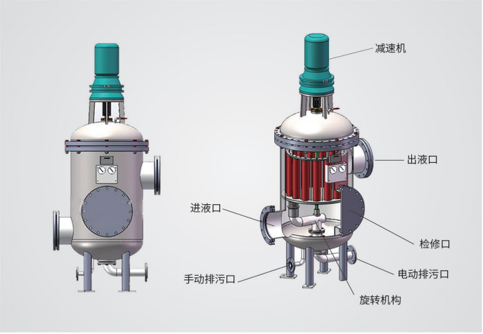 化工石化鹵水工業水循環水過濾器